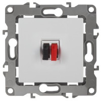 ЭРА 12 мех. роз. СУ аудио Белый, 12-3111-01, автоклеммы 3376