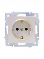 Lezard VESNA мех. роз. штор. СУ 16А перламутр (ПБТ, корп. ABS)  742-3088-124B