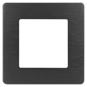 ЭРА 12 рамка СУ 1 мест. САТИН, графит 12-5101-12 8120