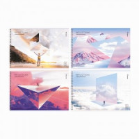 Альбом для рисования 32л., А4, на гребне BG &quot;Reflections&quot; Арт.339382