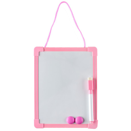 Доска для рисования с маркером, пластик, 20х15см, 4 цвета