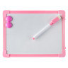 Доска для рисования с маркером, пластик, 20х15см, 4 цвета