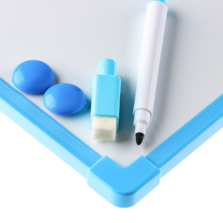 Доска для рисования с маркером, пластик, 20х15см, 4 цвета