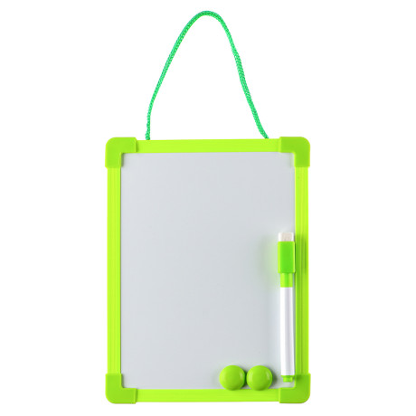 Доска для рисования с маркером, пластик, 20х15см, 4 цвета