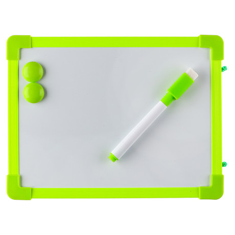 Доска для рисования с маркером, пластик, 20х15см, 4 цвета