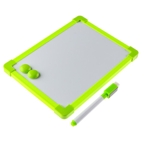 Доска для рисования с маркером, пластик, 20х15см, 4 цвета