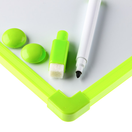 Доска для рисования с маркером, пластик, 20х15см, 4 цвета