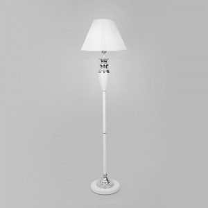 Eurosvet торшер 1x40W Е27 430х430х1600 мет + пластик белый Majorka 009 Умный дом a062588