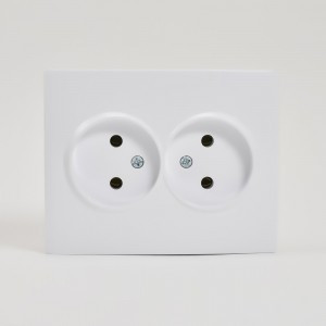 Lezard KARINA роз. СУ 2 мест. 16А  ПБТ бел. (корп. ABS) 707-0200-128B