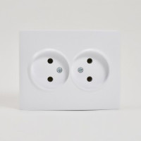 Lezard KARINA роз. СУ 2 мест. 16А  ПБТ бел. (корп. ABS) 707-0200-128B