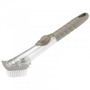 Щетка с емкостью для моющего средства KB-06 серая 104463 Рыжий кот