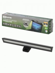 TDM св-к св/д на монитор СН-200 5W авт.сенс-димм 2K-4K-6K USB черный SQ0337-0168    