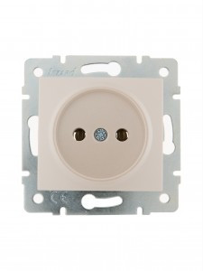 Lezard KARINA мех. роз. СУ 1 мест. 16А  ПБТ жемчужно-бел. перламутр (корп. ABS) 707-3088-121B