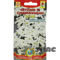 Петуния Суперкаскадная Белая Плазма Ц