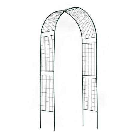 Арка садовая разборная «Сетка широкая» 2.5 х 0.5 х 1.2 м