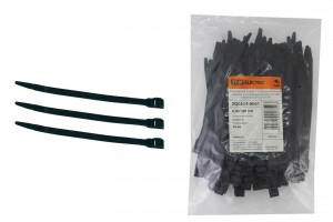 TDM КСГ 6х180 черн каб. хомут с гориз. замком (не разъем.) (уп.100шт,цена/уп) (10!) SQ0524-0001