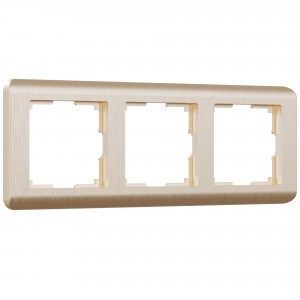 Werkel рамка СУ 3 мест. Stream (шампань) (WL12-Frame-03 a034613)W0032111 a051274