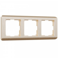 Werkel рамка СУ 3 мест. Stream (шампань) (WL12-Frame-03 a034613)W0032111 a051274