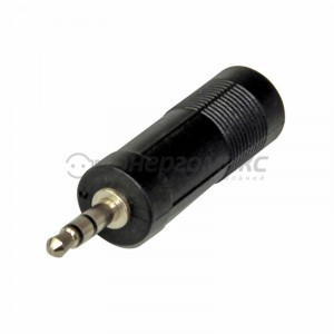 Переходник Jack3.5 шт. стерео - Jack6.3 гн. стерео  REXANT цена за шт (50!), 14-0212