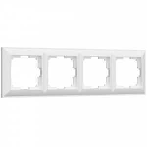 Werkel рамка СУ 4 мест. Fiore (белый) (WL14-Frame-04 a038840)W0042201 a051035