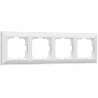Werkel рамка СУ 4 мест. Fiore (белый) (WL14-Frame-04 a038840)W0042201 a051035