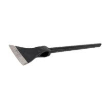 Ледоруб с топором Б-3 кованный ТЯЖЕЛЫЙ с металлической трубой  