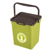 Контейнер для мусора 235х210х252 мм, 8л зеленый 434236809 Бытпласт