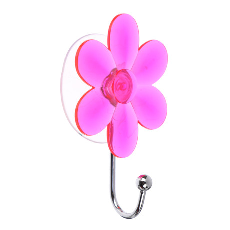 VETTA Крючок на присоске "Прозрачный" цветной