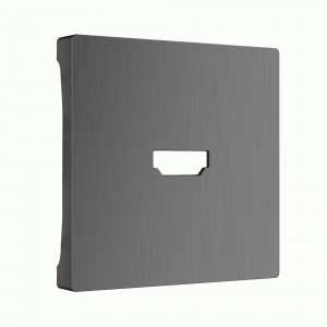 Werkel накладка для розетки HDMI СУ 1 мест. (графит рифленый) W1196004 a050744