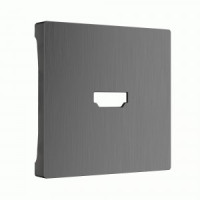 Werkel накладка для розетки HDMI СУ 1 мест. (графит рифленый) W1196004 a050744