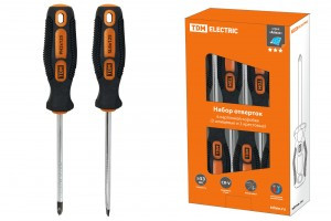 TDM Алмаз набор отв, 6 пр. SL3x75, 5x100, 6x100, PH0x75, 1x100, 2х100 магн, карт. короб. SQ1013-0204