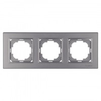 Nilson рамка 3 мест. ALEGRA  антрацит 25160093