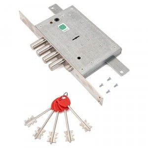 Гардиан Замок врезной тяжелый 2112Т ДЛ.КЛЮЧ (ЗК.202Д-02/143мм) 5кл ЗЩ б/о б/накладок  м/о 85 (5)