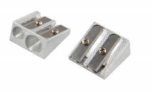 Точилка металлическая клиновидная Attache Economy, два отверстия 958602