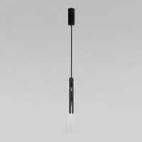 Eurosvet св-к св/д подвесной 12W 1018lm 4000K 460x80 мет. прозр./черн. Swan 50253/1 LED a063277