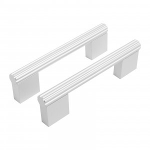 Ручка-рейлинг мебельная 96 AP2313-96 W мат.бел. хром 2шт (цена за пару (15, 150) StahlBuro