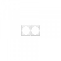 KRANZ MIELE ROUND Рамка 2 мест. (горизонт.) перламутр KR-78-0752-1