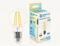 Ambrella лампа св/д ЛОН A60 E27 15W(1320lm) 4000K 4K 60х105 филамент (нитевидная) 601514