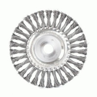 PATRIOT Щетка EDGE byкруглая 200ммХ22,23мм витая проволока, 813010014