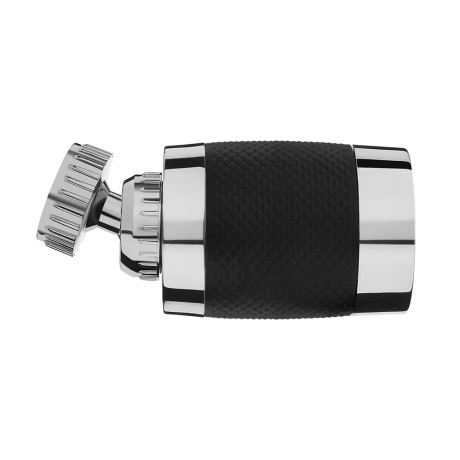 Аэратор-насадка для смесителя с фильтром, 2 режима, хром/черный