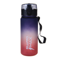 SILAPRO MAX Бутылка спортивная с замком, бордовая, 500мл, РС, РР