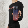 SILAPRO MAX Бутылка спортивная с замком, бордовая, 500мл, РС, РР