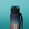 SILAPRO MAX Бутылка спортивная с замком, бордовая, 500мл, РС, РР
