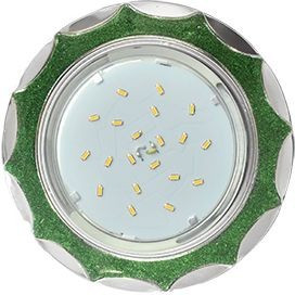 Ecola GX53 H4 DL3902 св-к Звезда под Стеклом Изумрудный блеск/хром 38x106 FG53STECB (10!)