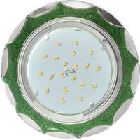 Ecola GX53 H4 DL3902 св-к Звезда под Стеклом Изумрудный блеск/хром 38x106 FG53STECB (10!)