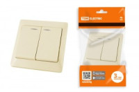 TDM Ильмень выкл. СУ 2 кл. (инд.) 10А слон. кость АБС-пластик SQ1823-0104