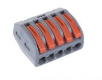 STEKKER клемма СМК с рычагом LD222-415, 5x2,5(4)мм2 32A (уп.5шт, цена за уп) 32422