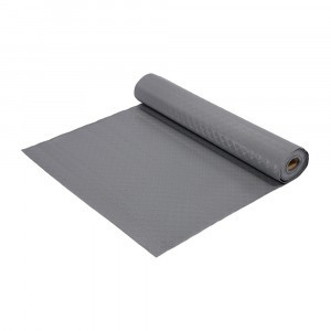 Коврик-дорожка ПВХ  ПЯТАЧКИ 2,4 мм 0,9*10 м, против скольжения,  серый VORTEX