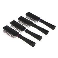 Расческа массажная тм ЮНИLOOK Классика, пластик, 22см, 4 цвета