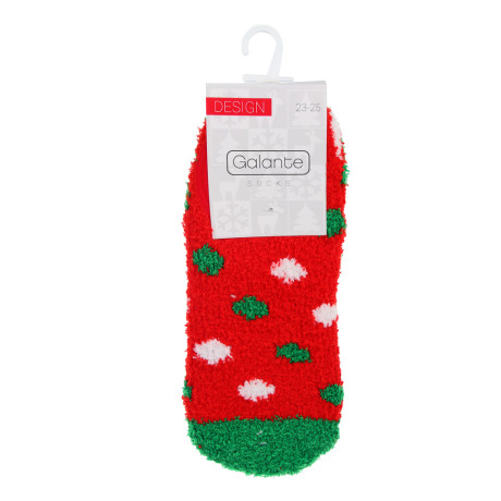 GALANTE Носки-антизаносы махра, р.23-25, 95% полиэстер, 5% спандекс, разноцветные